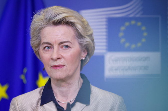 „Reuters“/„Scanpix“/Europos Komisijos pirmininkė Ursula von der Leyen