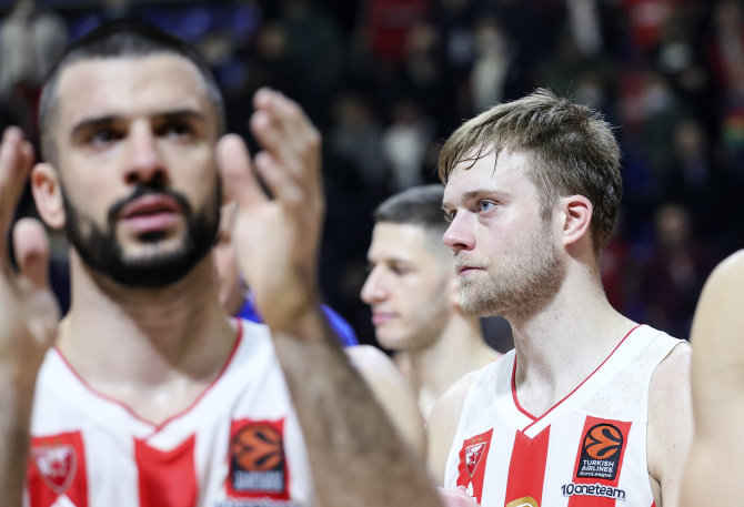 Getty Images/Euroleague.net nuotr./„Crvena zvezda“ prarado šansus patekti į Eurolygos atkrintamąsias.