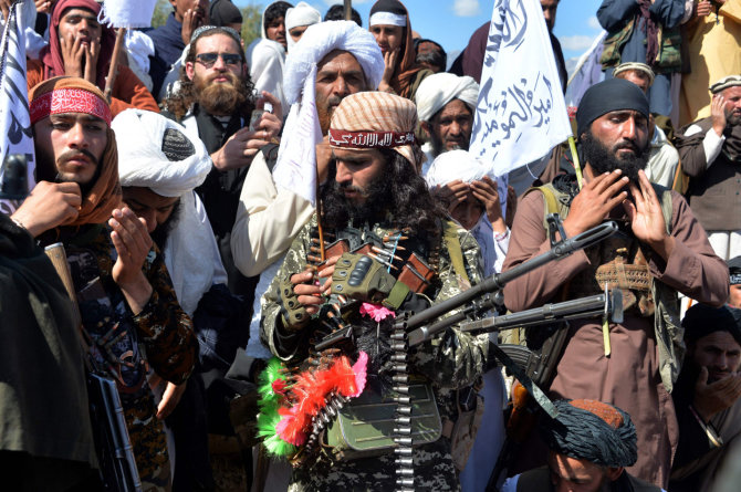 AFP/„Scanpix“ nuotr./Talibano kovotojai