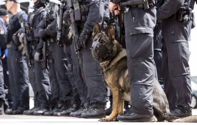 AFP/„Scanpix“ nuotr./Vokietijos policija