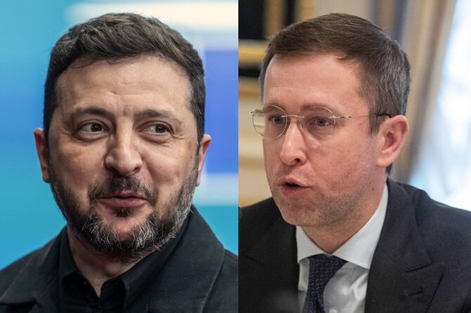 dpa/Scanpix/ZumaPress/Volodymyras Zelenskis, Serhijus Korickis