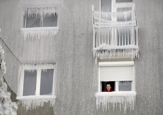 „Reuters“/„Scanpix“ nuotr./Užšalusi Slovėnija