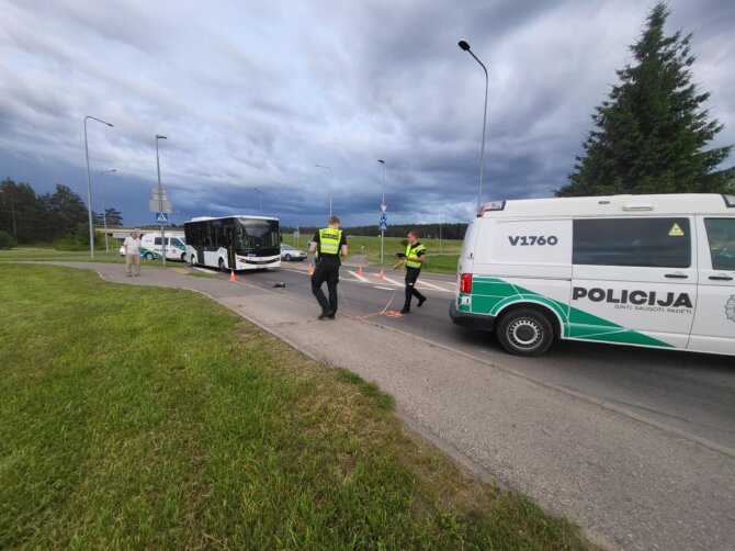 15min skaitytojo nuotr./Nemenčinėje partrenkta pėsčioji