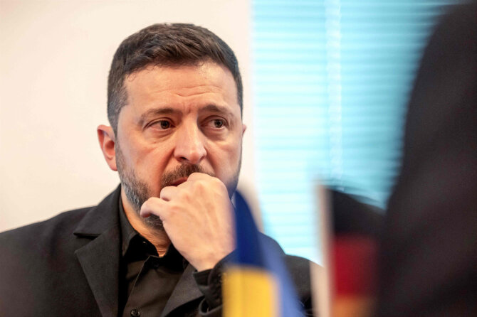 Volodymyras Zelenskis / MICHAEL KAPPELER / AFP