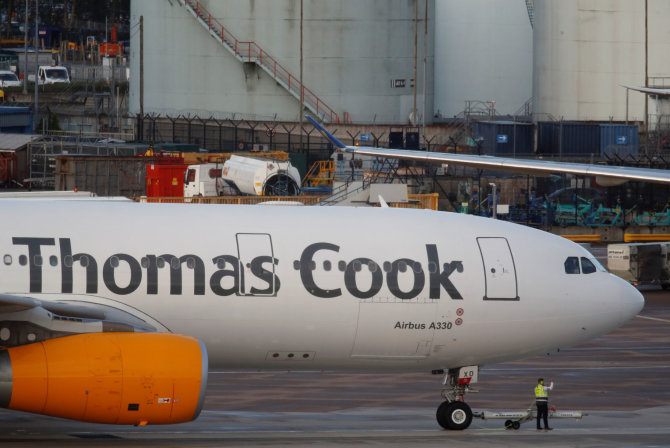„Reuters“/„Scanpix“ nuotr./„Thomas Cook“ sustabdė visus skrydžius