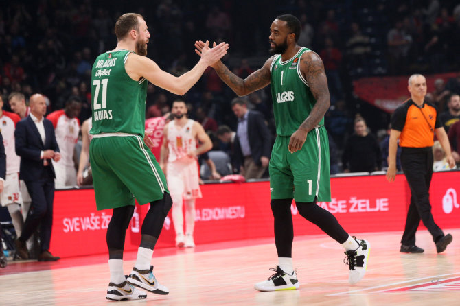 Getty Images/Euroleague.net nuotr./Artūras Milaknis ir KC Riversas