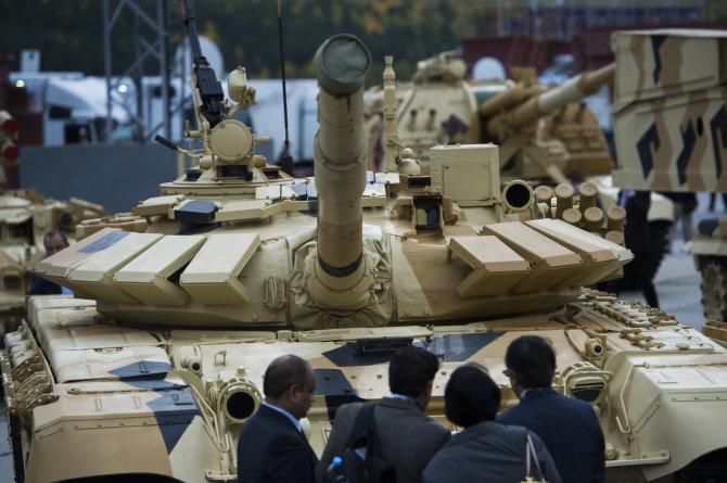 „Scanpix“/„RIA Novosti“ nuotr./„Russia Arms Expo“ paroda