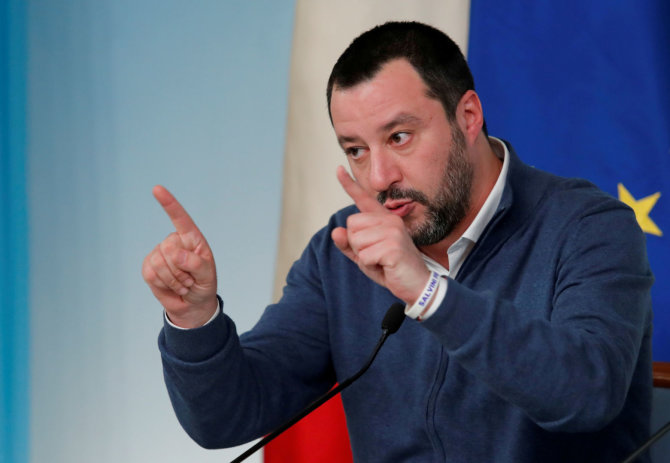 „Reuters“/„Scanpix“ nuotr./Matteo Salvini