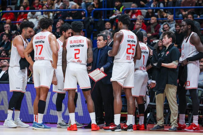 Vida Press nuotr./Tel Avivo „Hapoel“ ir Dimitris Itoudis