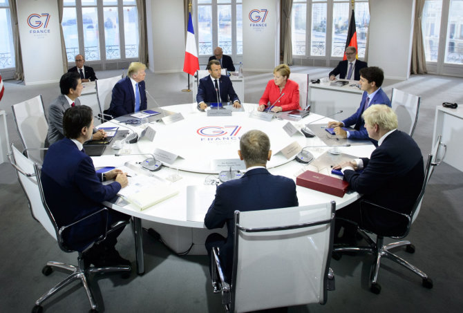 „Scanpix“/AP nuotr./G-7 susitikimas Prancūzijoje