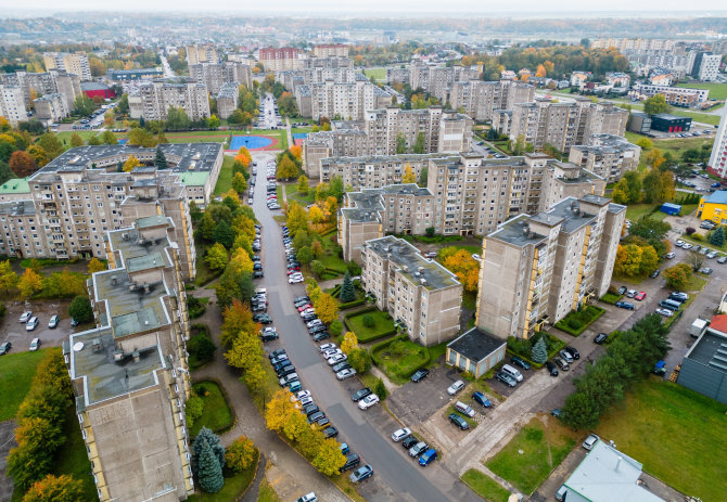 Eriko Ovčarenko / BNS nuotr./Gatvės Kaune, Šilainių rajone