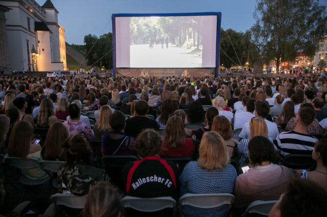 Žygimanto Gedvilos / 15min nuotr./„Kino po žvaigždėmis“ atidarymo akimirka