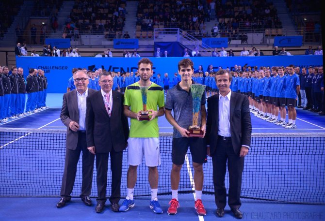 Internationaux de tennis de Vendee nuotr./Pierre'as-Hugues'o Herbertas ir Marselis Ilhanas