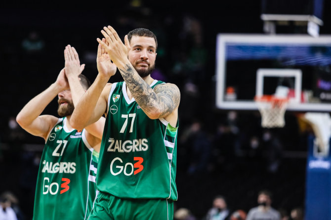 Erikas Ovčarenko/BNS/Kauno „Žalgiris“ – Milano „Olimpia“ 