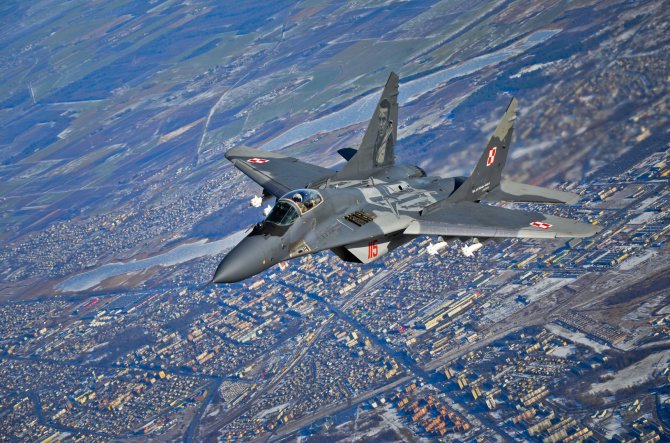 Vainius Eiva nuotr./MiG-29 naikintuvas