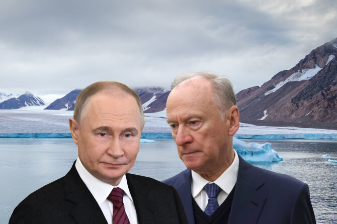 Shutterstock ir Vida Press nuotr./Vladimiras Putinas ir Nikolajus Patruševas