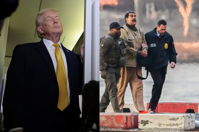 Reuters/Scanpix/CoverImages/Donaldas Trumpas, Nicolasas Maduro
