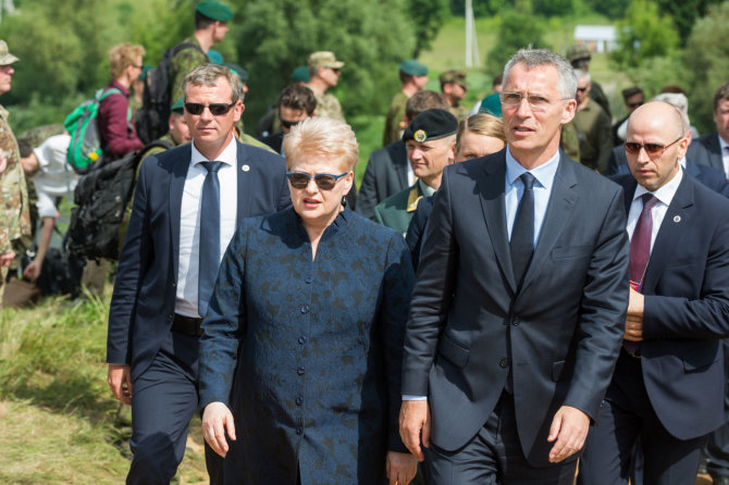 Alfredo Pliadžio (KAM) nuotr./Jensas Stoltenbergas ir Dalia Grybauskaitė