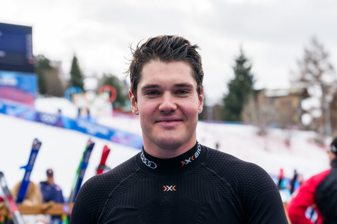 Vytauto Dranginio/LTOK nuotr./Andrejus Drukarovas „Super G“ rungtyje