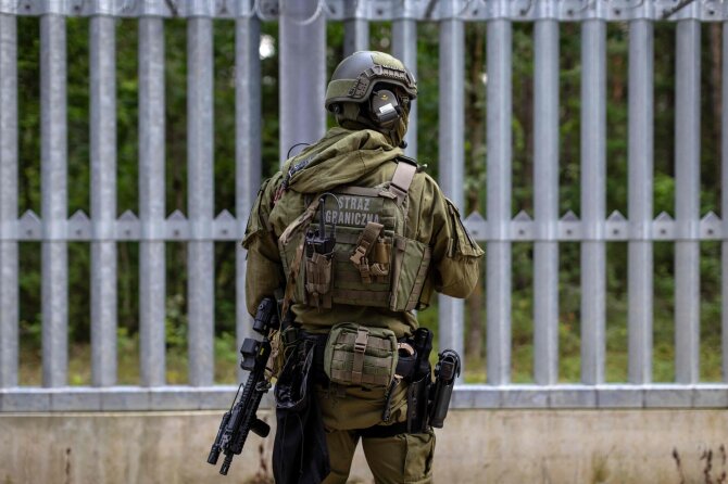 Lenkų kareivis / WOJTEK RADWANSKI / AFP