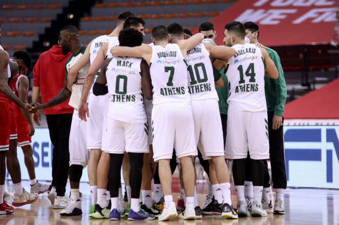 Getty Images/Euroleague.net nuotr./„Panathinaikos“ krepšininkai