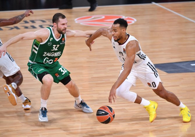 AFP/„Scanpix“ nuotr./Vilerbano ASVEL – Kauno „Žalgiris“