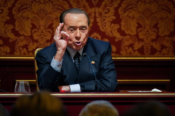 „SIPA“/„Scanpix“/Buvęs Italijos ministras pirmininkas Silvio Berlusconi 