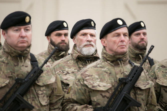 Žygimanto Gedvilos / 15min nuotr./Jaunųjų Lietuvos šaulių priesaikos davimo ceremonija