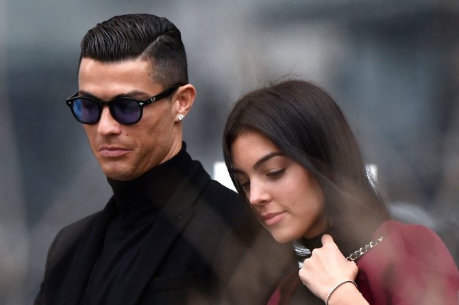 AFP/„Scanpix“ nuotr./Georgina Rodriguez ir Cristiano Ronaldo