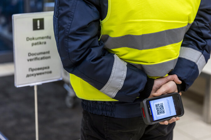 Luko Balandžio / 15min nuotr./Galimybių pasų tikrinimas
