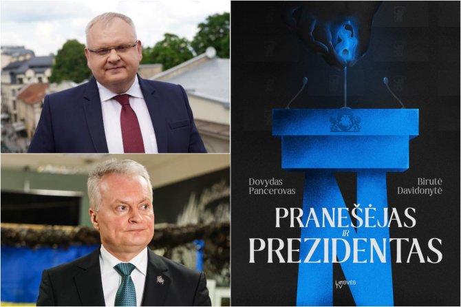 15min koliažas/Tomas Gailius, Gitanas Nausėda, knyga „Pranešėjas ir prezidentas“