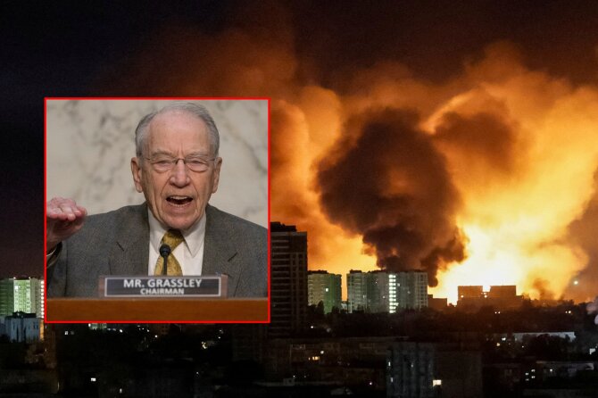 Chuckas Grassley ir Rusijos ataka Kyjive / Reuters / PA