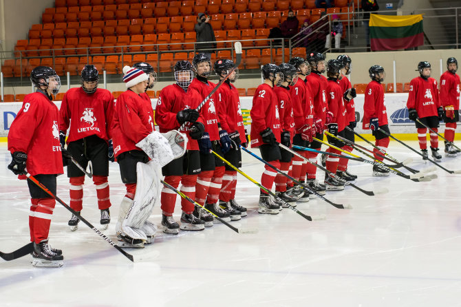 hockey.lt nuotr./Lietuvos U-18 ledo ritulio rinktinė