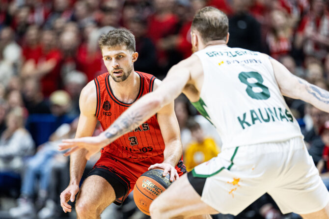 Pauliaus Peleckio / BNS nuotr./LKL rungtynės: Vilniaus „Rytas“ – Kauno „Žalgiris“
