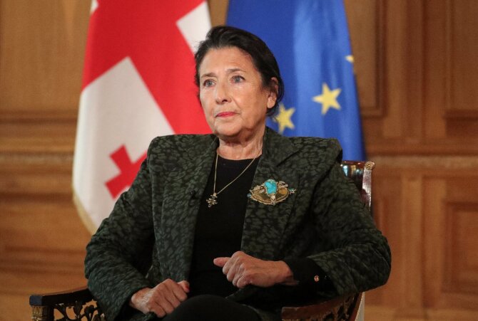 Salomė Zurabišvili / Irakli Gedenidze / REUTERS