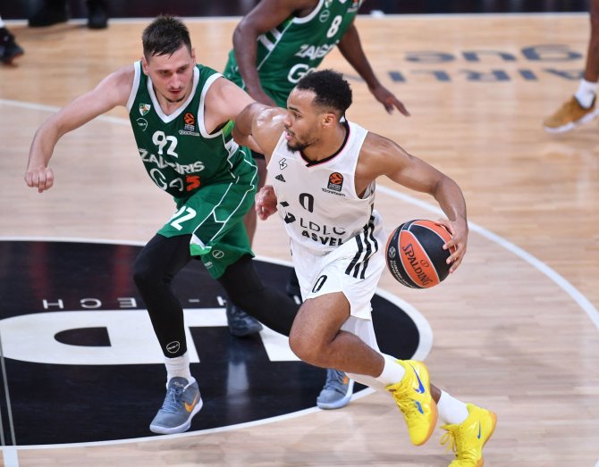 AFP/„Scanpix“ nuotr./Vilerbano ASVEL – Kauno „Žalgiris“