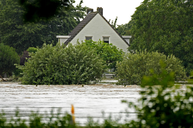 „Scanpix“/AP nuotr./Potvynis Belgijoje