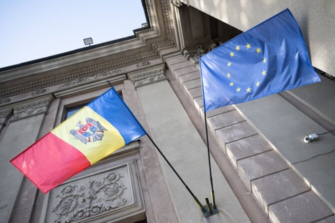 Moldova ir Europa yra susijusios. / Sebastian Gollnow / dpa/picture-alliance