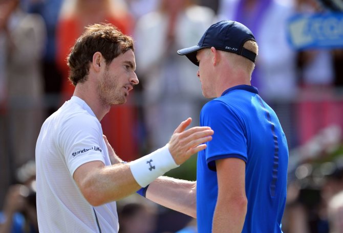 „Scanpix“ nuotr./Andy Murray ir Kyle'as Edmundas