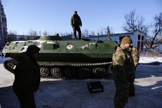 AFP/„Scanpix“ nuotr./Rytų Ukrainoje suintensyvėjo susirėmimai