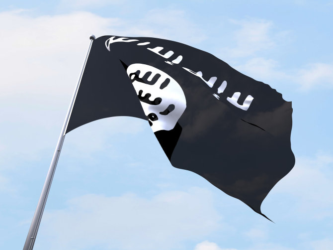 123RF.com nuotr./Islamo valstybės vėliava