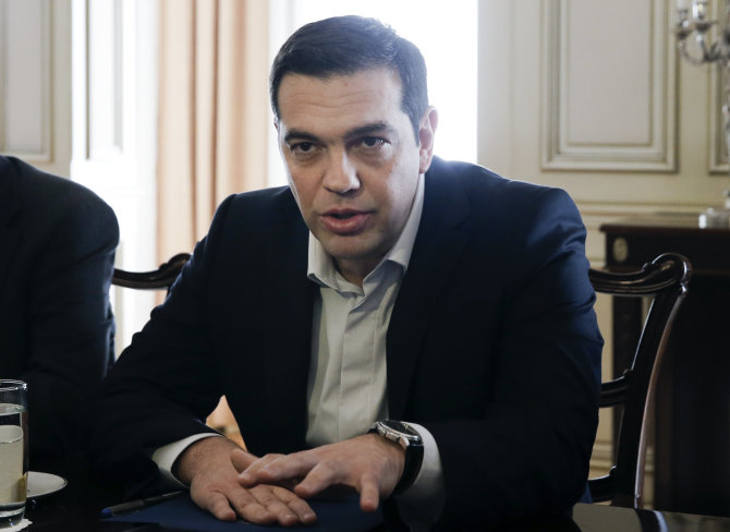 „Reuters“/„Scanpix“ nuotr./Graikijos premjeras Aleksis Cipras