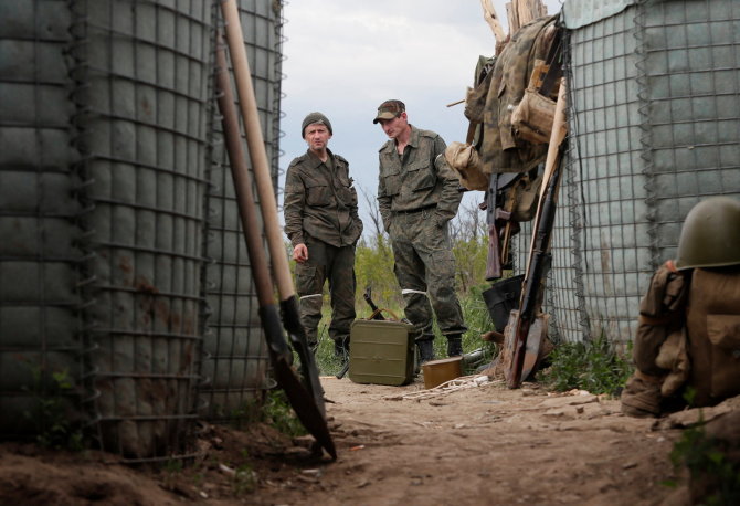 „Reuters“/„Scanpix“ nuotr./Rusijos kariai Ukrainoje