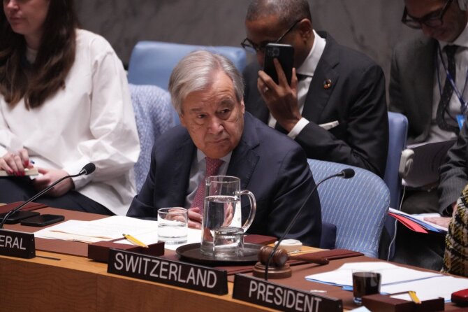 AFP/„Scanpix“ nuotr./Antonio Guterresas