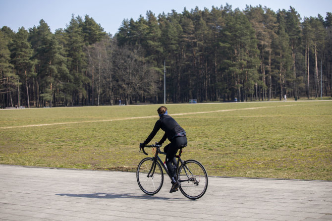 Luko Balandžio / 15min nuotr./Vingio parkas per karantiną