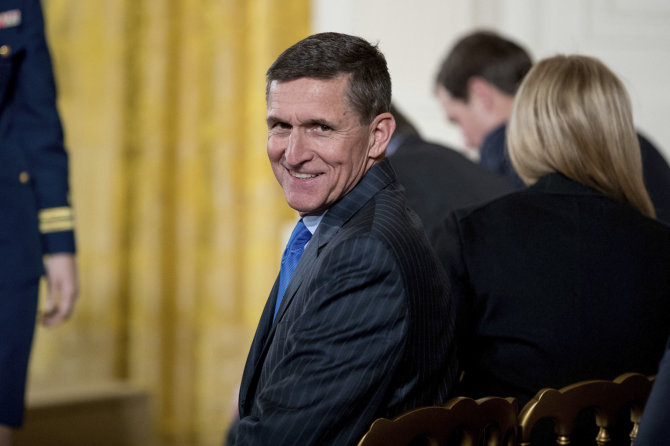 „Scanpix“/AP nuotr./D.Trumpo patarėjas nacionalinio saugumo klausimais Michaelas Flynnas.