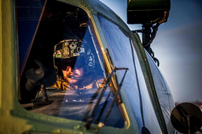 „AFP“/„Scanpix“/Ukrainos karinių oro pajėgų pilotas