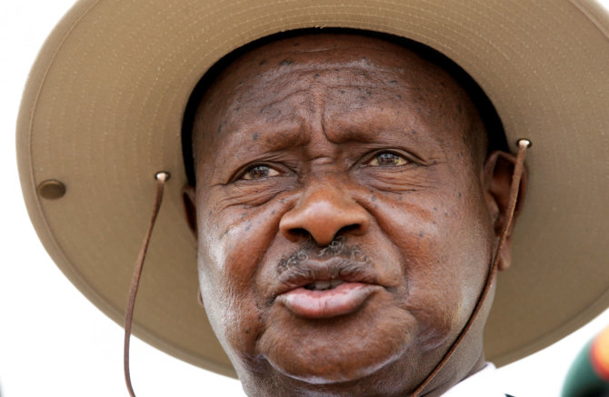 „Reuters“/„Scanpix“ nuotr./Ugandos prezidentas Yoweri Museveni