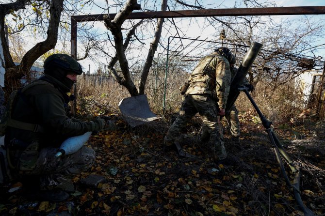 „Reuters“/„Scanpix“/Ukrainos kariai Avdijivkoje