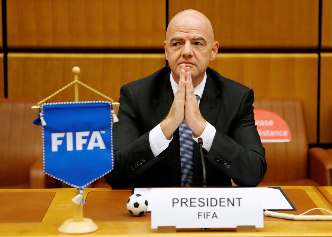 „Scanpix“ nuotr./Gianni Infantino